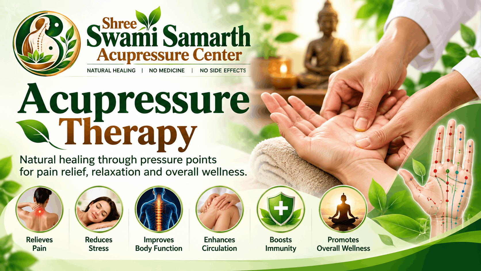 Acupressure Therapy treatment at Shree Swami Samarth Acupressure Center in Mumbai