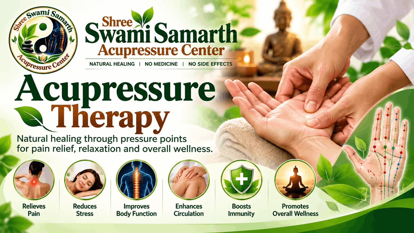 Acupressure Therapy treatment at Shree Swami Samarth Acupressure Center in Mumbai